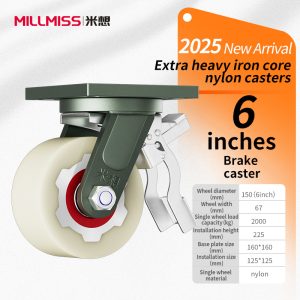 Special Heavy Iron Core Nylon Wheel