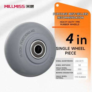 Heavy-Duty TPR Casters